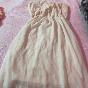 Elegant Cream Kids Dress